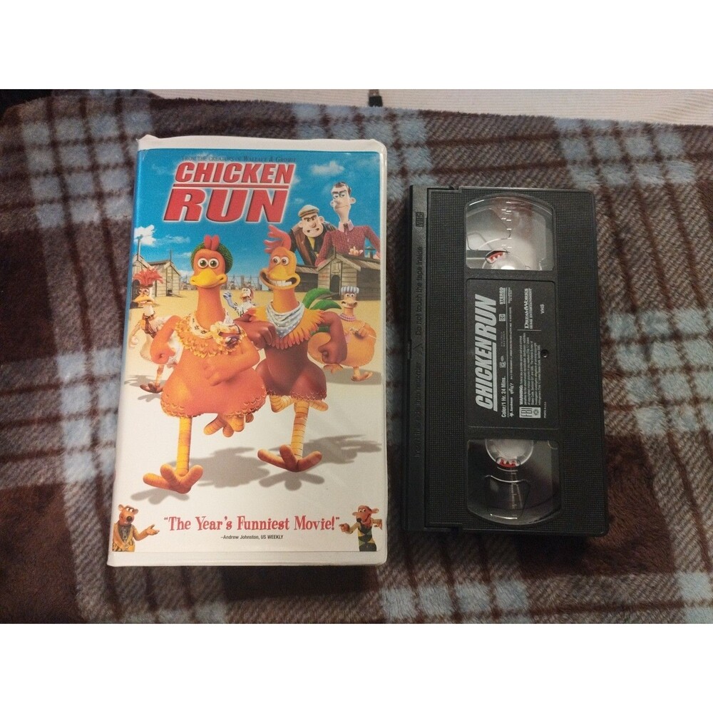 Chicken Run (VHS, 2000) DreamWorks - Nick Park Aardmann Studios